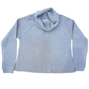 Jillian Harris X Privilege Light Grey Cowl Neck Long Sleeve Sweater-Size Small